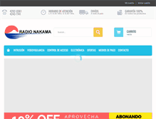 Tablet Screenshot of nakamaelectronica.com.ar